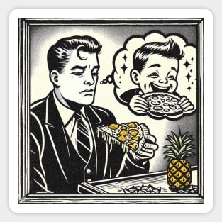 Pineapple Pizza Nightmare Sticker